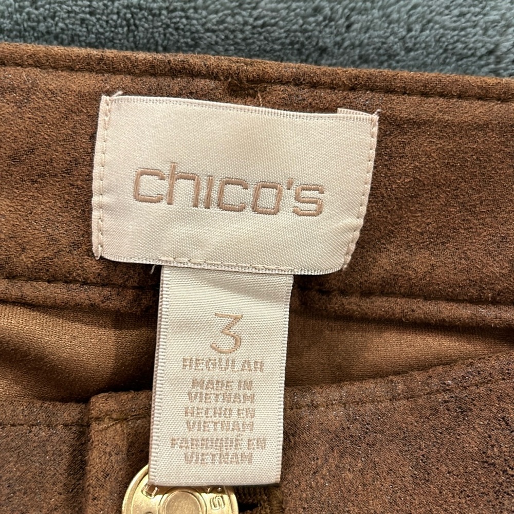 Chico's Brown Straight Leg Pants